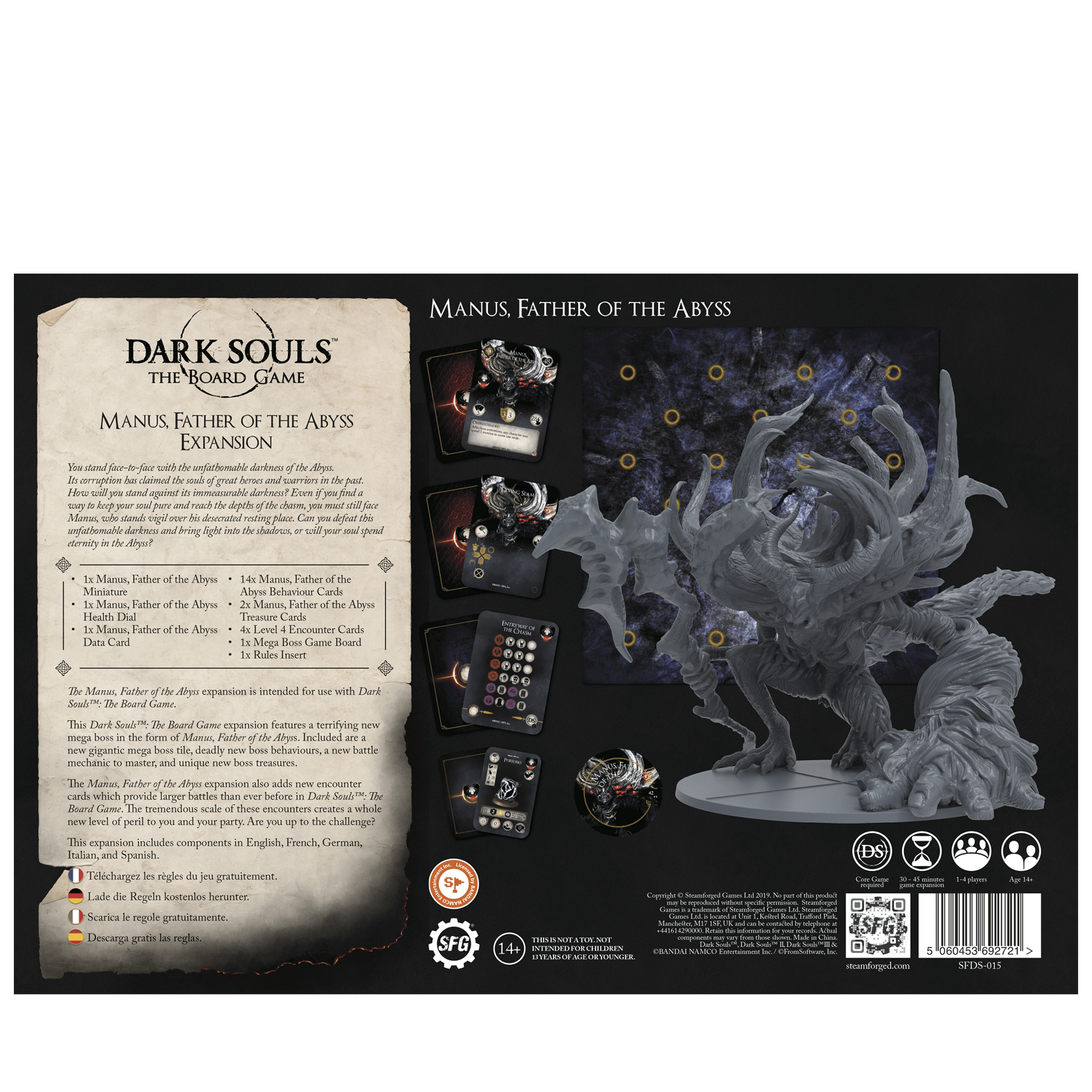 Dark Souls: Board Game - Manus, Father Of The Abyss Expansion