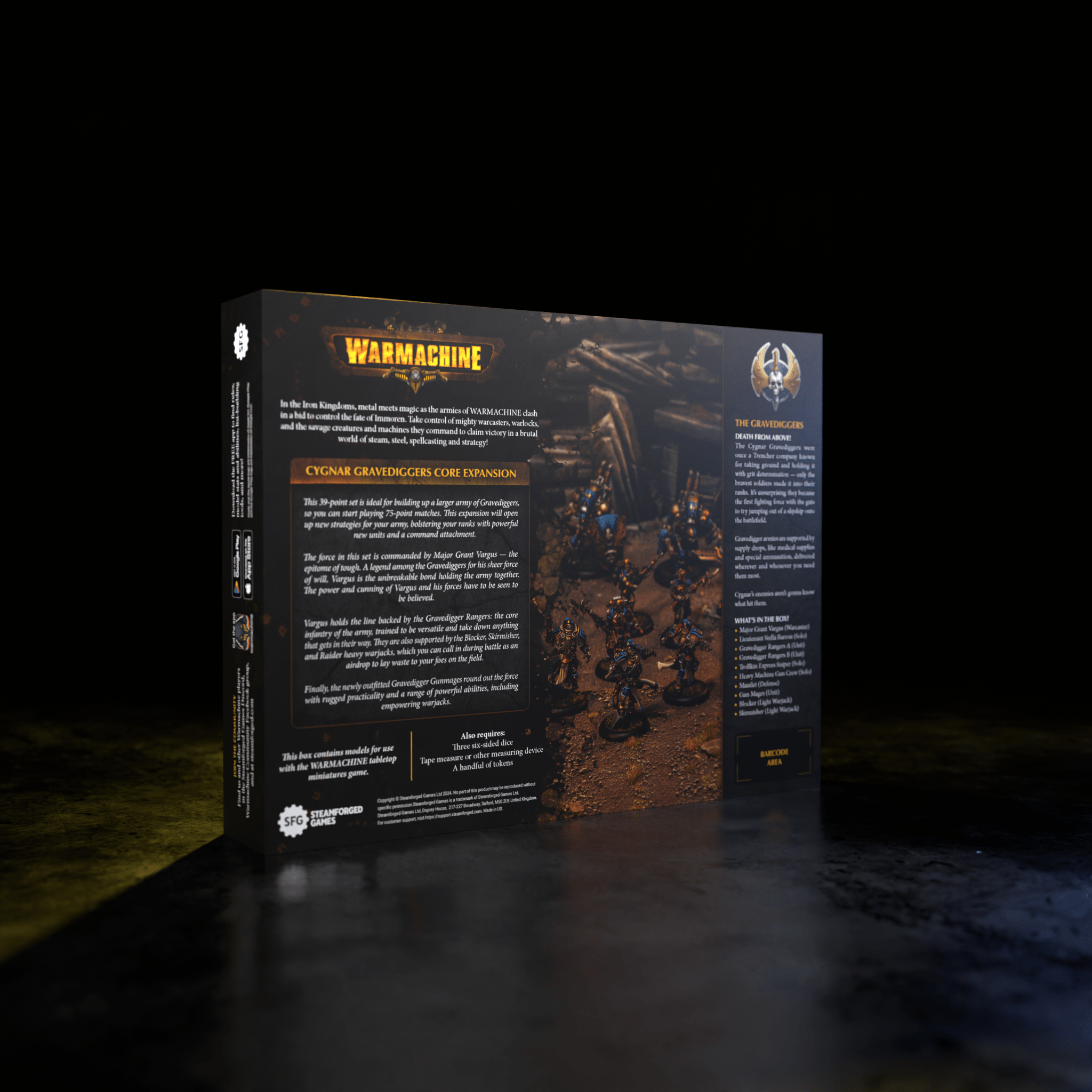 Warmachine: Cygnar Gravediggers Core Expansion